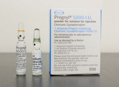 5000IU HCG gonadotrophin Pregnyl
